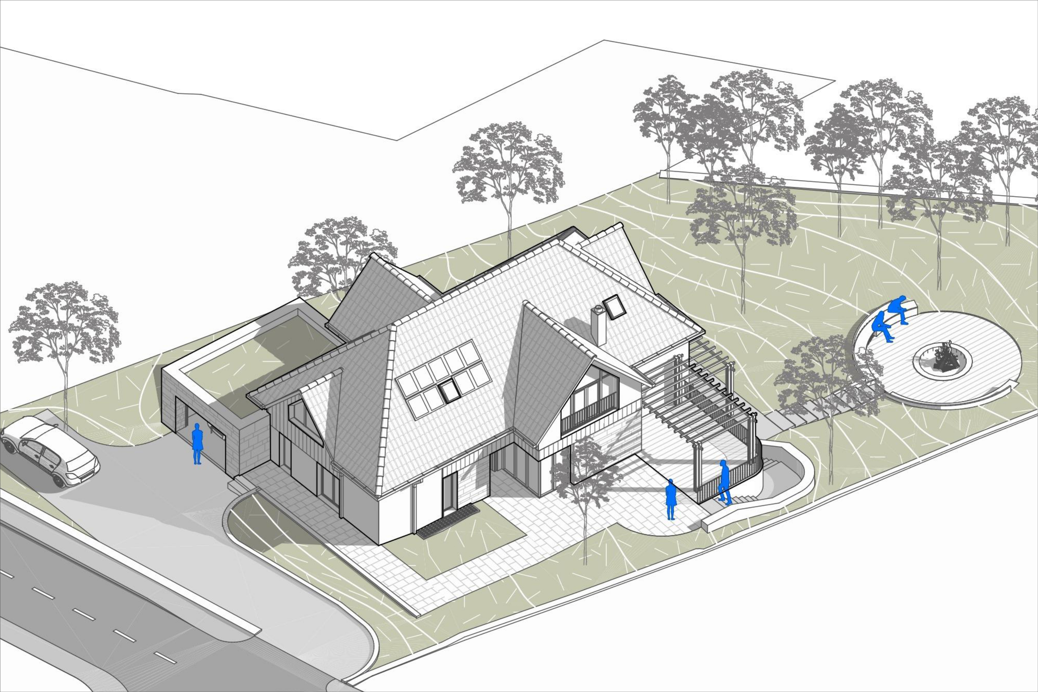 Locuință familială în mediul rural din județul Cluj