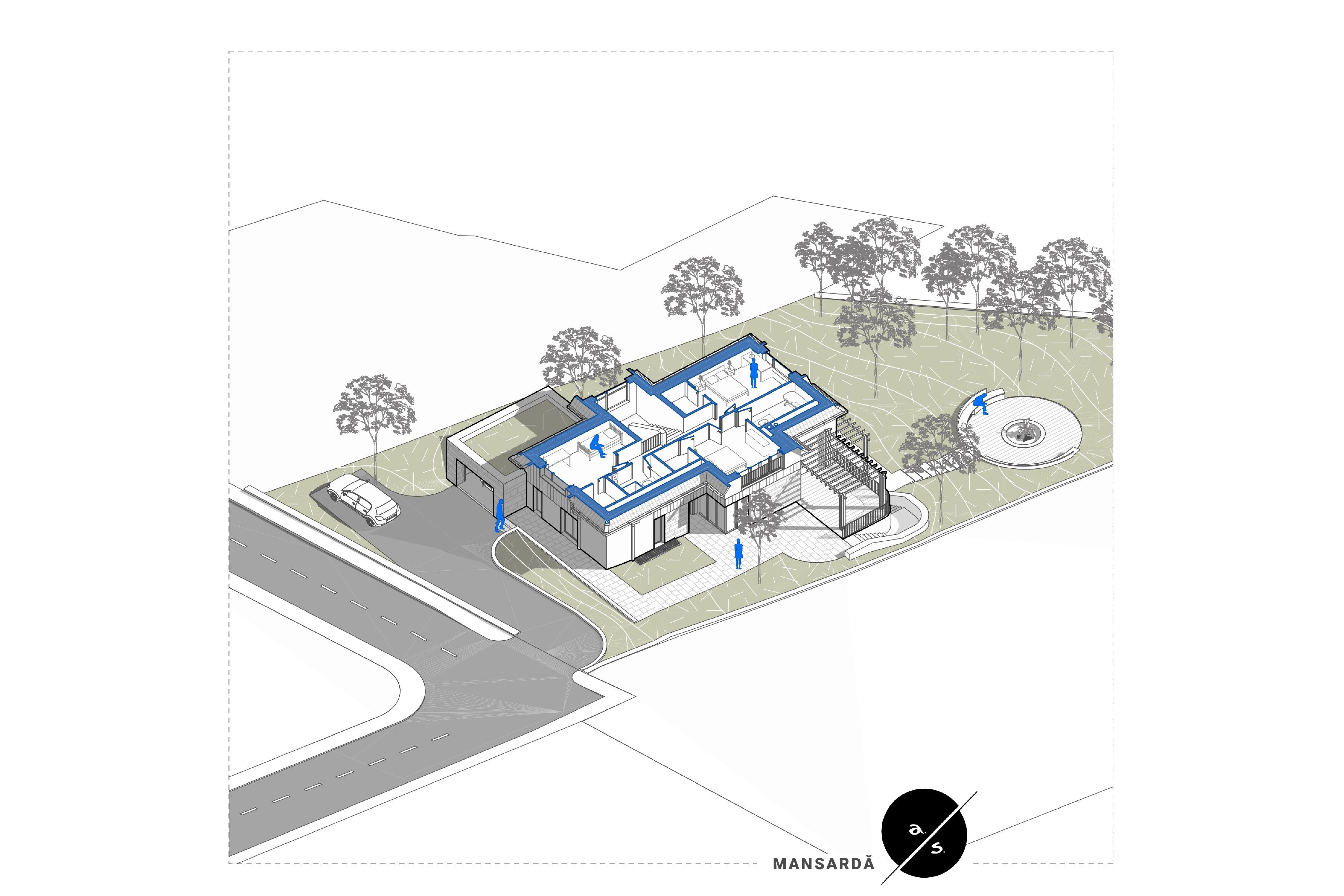 Imagine 2 pentru proiectul Locuință familială în mediul rural din județul Cluj