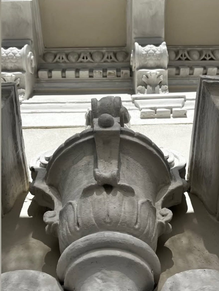 Ornament refăcut, înainte de vopsire